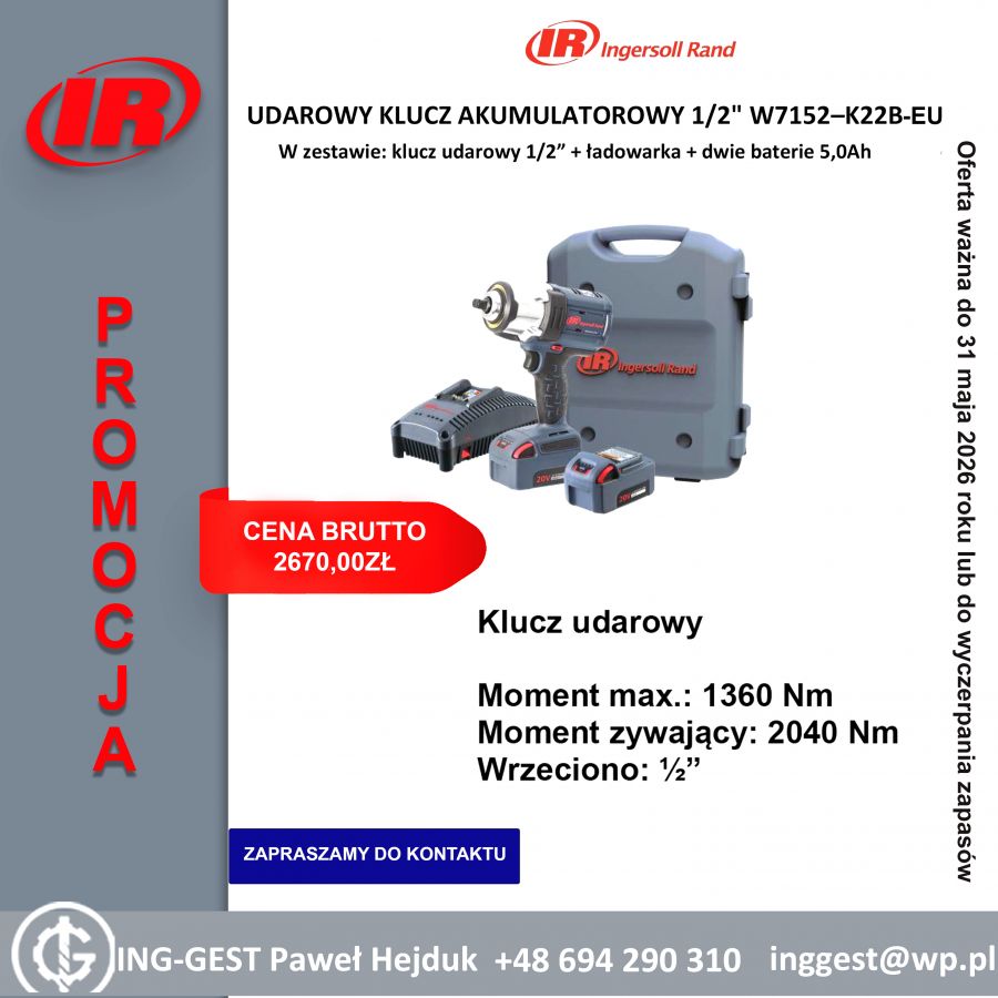 NASZE PROMOCJE -  - INGERSOLL RAND W7152  - © ing-gest